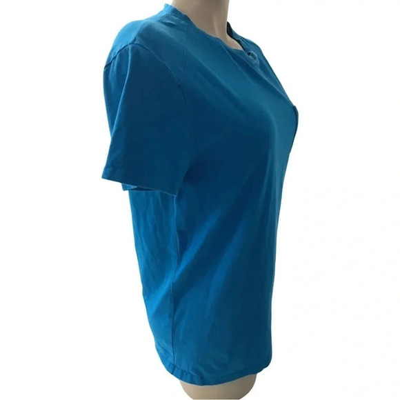 Nick Danger Medium V-Neck Teal T-Shirt (Preowned) - Picture 3 of 5